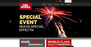 Spectacular Fireworks VirtueMart Template - TemplateMonster
