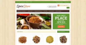 Spice Shop Responsive Magento Theme