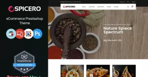 Spicero - Grocery Store PrestaShop Theme - TemplateMonster