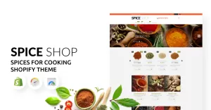 Spices for Cooking eCommerce Shopify Theme - TemplateMonster