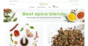 Spicia - Spices Online Store Template Magento Theme