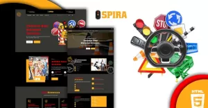 Spira Traffic School HTML5 Website Template - TemplateMonster