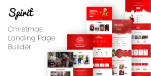 Spirit - Christmas Landing Pages with Page Builder