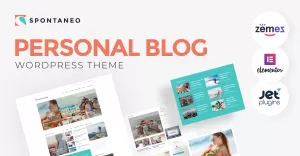 Spontaneo - Personal Travel Blog WordPress Theme