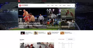 Sport Events - Sports News Joomla Template - TemplateMonster