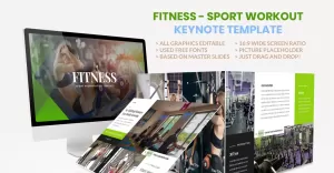 Sport - Fitness Business Workout - Keynote template