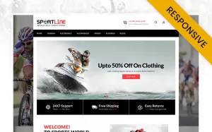 Sport Line - Sports Store OpenCart Template - TemplateMonster