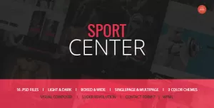 SportCenter  Gym WordPress Theme