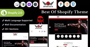 Sportista - Mega Sports Shopify 2.0 Theme - TemplateMonster