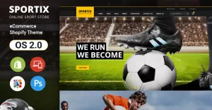 Sportix - Sports Store Shopify Theme - TemplateMonster