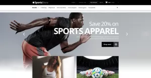 Sports Clothes  Equipment PrestaShop Theme - TemplateMonster