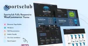 Sports Club - Sport Multipurpose WooCommerce Theme