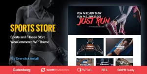 Sports Store - WooCommerce WordPress Theme
