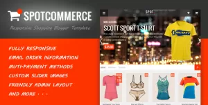 SpotCommerce - Blogger Shopping Template