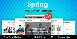 Spring Agency - Multipurpose Responsive Email Template