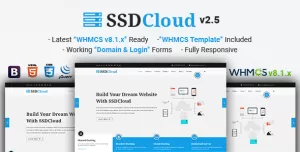 SSDCloud  Multipurpose Hosting with WHMCS and Technology Business Template
