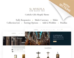St.Mykola - Catholic Store Shopify Theme - TemplateMonster