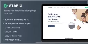 Stabig - Bootstrap 5 Creative Landing Page Template