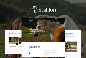 Stallion - An Equestrian Club and Horse Riding School WordPess Theme