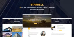 Standell  Multipurpose Construction PSD Template