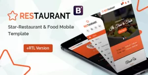 Star - Restaurant and Food Mobile Bootstrap Template