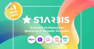 Starbis - Zakelijke multifunctionele Bootstrap 5-websitesjabloon