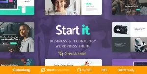 Start It - Technology & Startup WordPress Theme