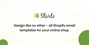 Starto - Responsive Email Template for Shopify