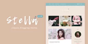 Stella  Classic & Sweet Blogging Theme