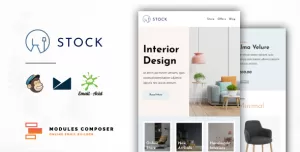 Stock - E-Commerce Responsive Furniture and Interior design Email