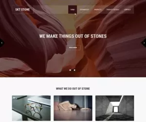 Stone WordPress theme for construction tile dealers & manufacturers SKT
