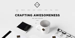 STORM  Creative One Page HTML5 Template