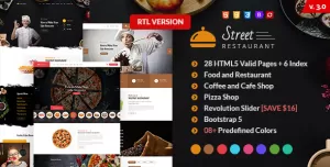Street - Fast Food & Restaurant HTML Template