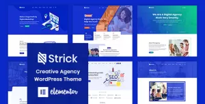 Strick - Creative Agency WordPress Theme