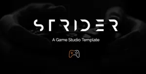 Strider - A Game Studio Template (HTML)