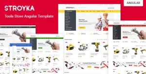 Stroyka - Tools Store Angular 13 eCommerce Template
