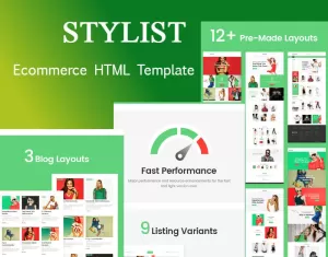Stylist  Responsive eCommerce HTML Website Template