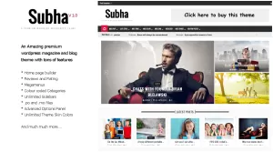 Subha - Responsive Magazine WordPress Theme - Themes ...