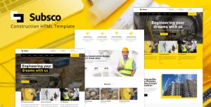 Subsco - Construction HTML Template