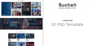 Suchen - Directory Listing PSD Template