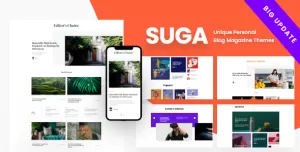 Suga - Magazine and Newspaper WordPress Theme