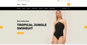 Sun & Sand - Swimwear eCommerce Clean OpenCart Template