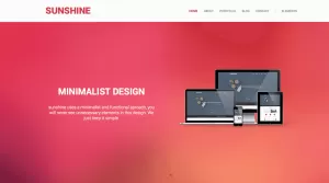 Sunshine - Minimal HTML Retina multipurpose Template - Themes ...