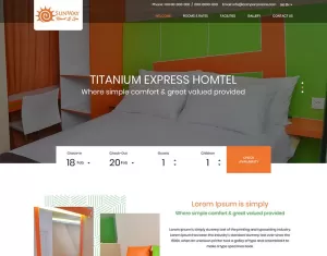 Sunway - Hotel Booking Services PSD Template