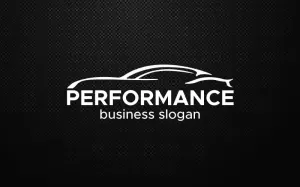 Super Car Performance Outline Logo template - TemplateMonster
