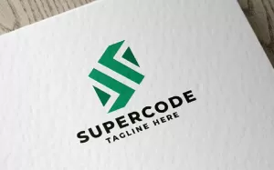 Super Code - Letter S Logo Temp