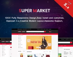 Super Market OpenCart Template