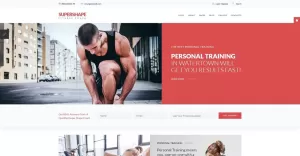 Super Shape - Responsive Personal Fitness Coach Joomla Template