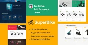 SuperBike - Bicycle  Auto Car  Electronics  Digital Art Prestashop 1.7 Theme