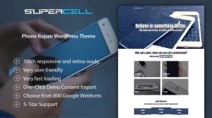Supercell - Phone Repair WordPress Theme
